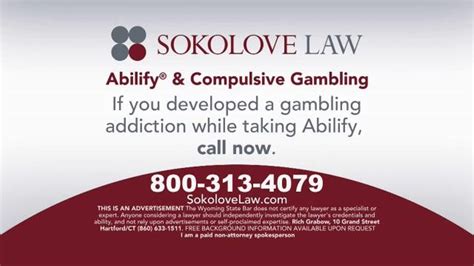 abilify pathological gambling law firm|Abilify Associated with Debilitating Compulsive .